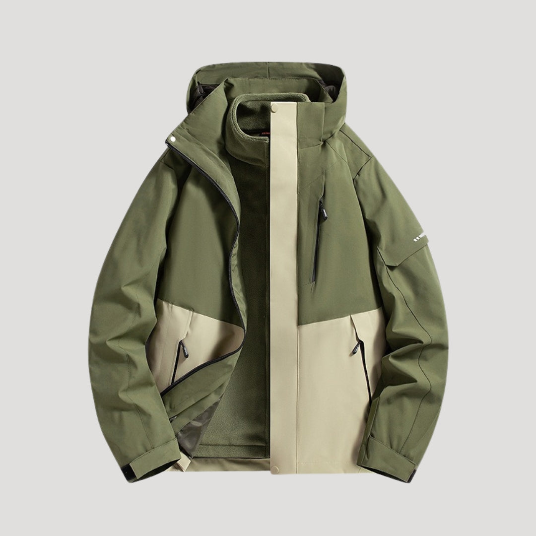 Women's Hooded Fleece-Lined Outdoor Jacket