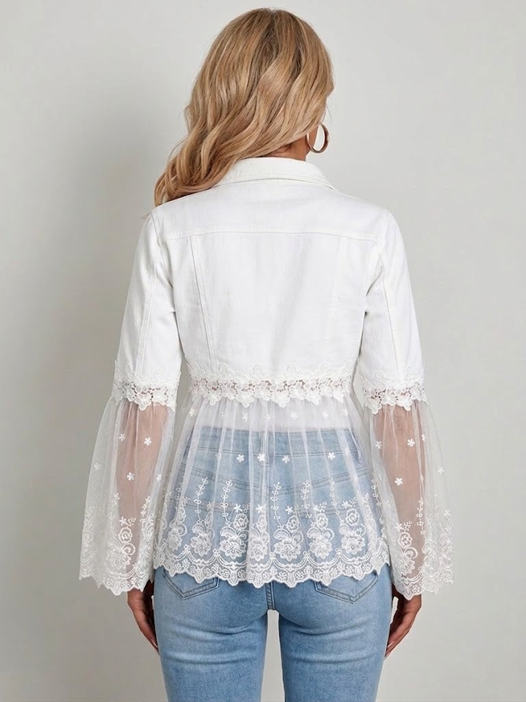 Women's Contrast Longline Jacket