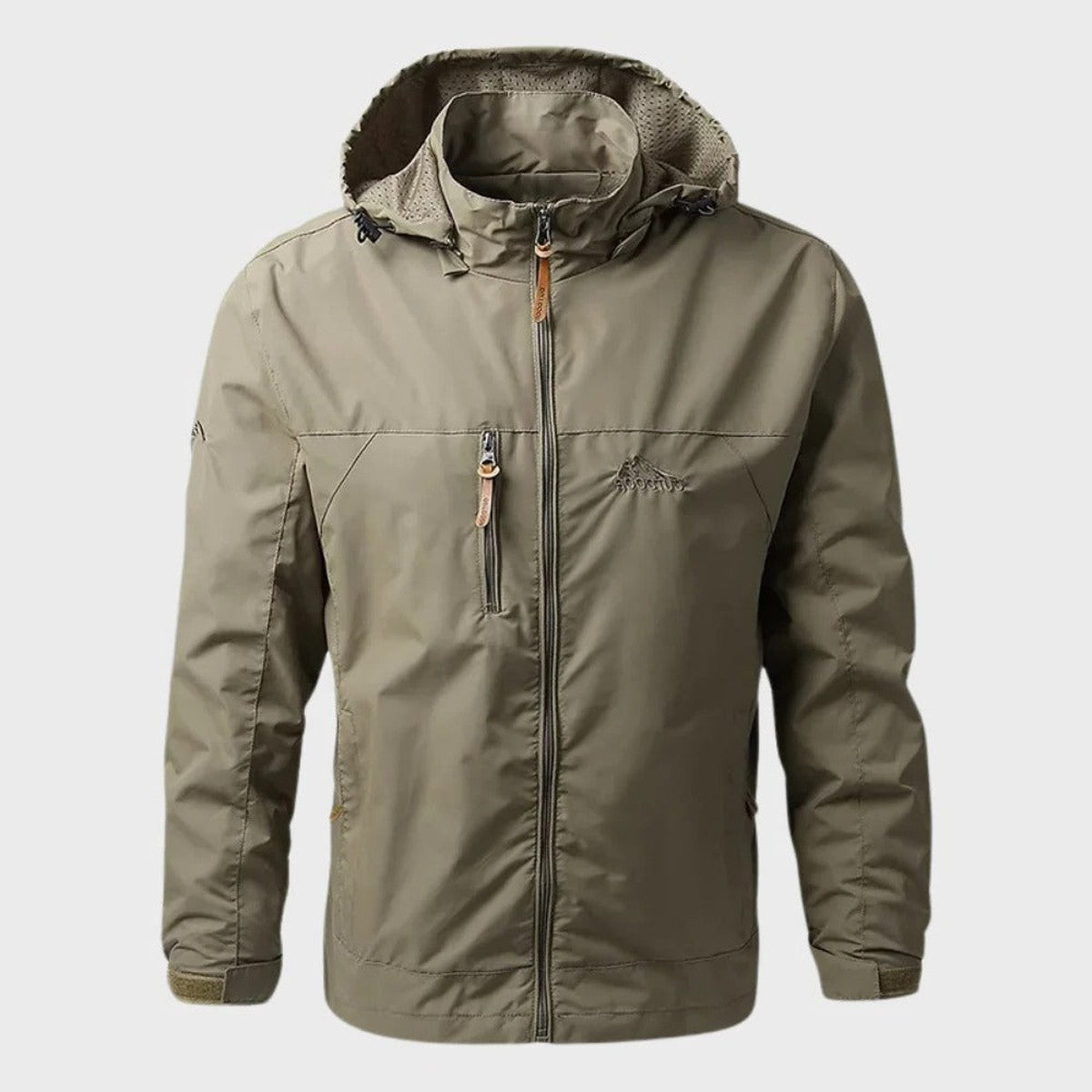 Men's Hooded Lightweight Windbreaker Jacket