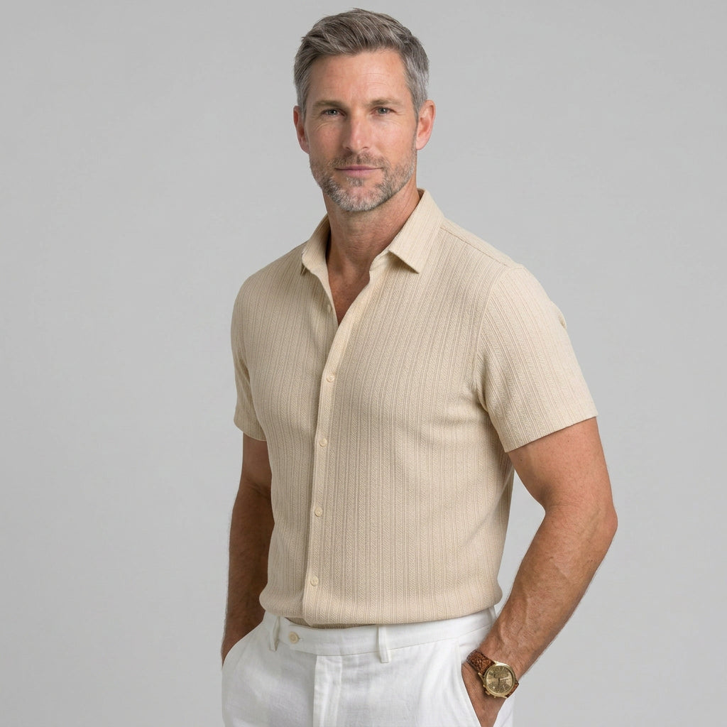 Men’s Short Sleeve Knit Shirt