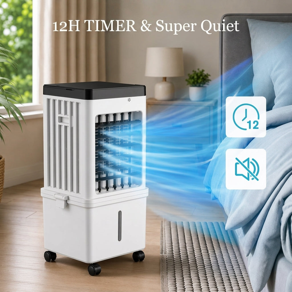 Portable Evaporative Air Cooler with Water Tank