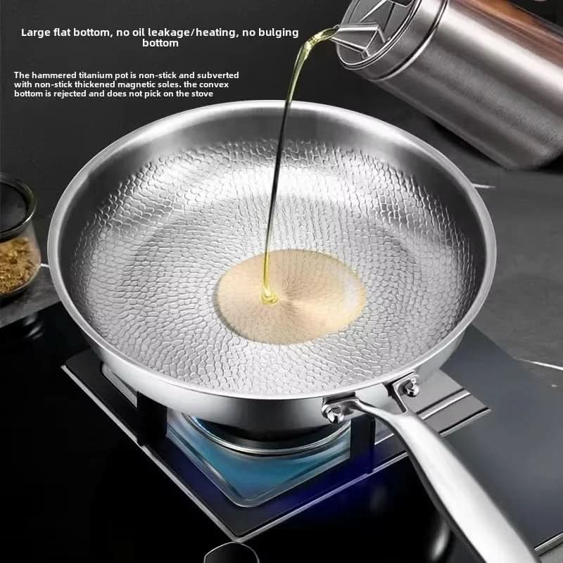 Stainless Steel Honeycomb Non-Stick Frying Pan