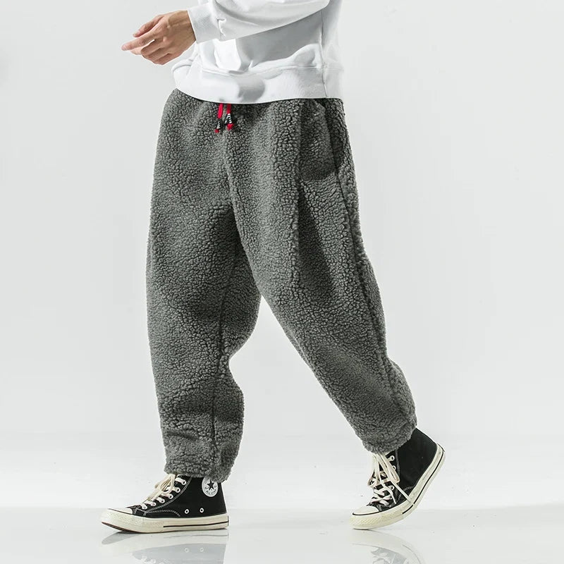 Men's Sherpa Fleece Straight Leg Trousers