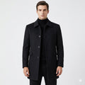 Men's Notch Collar Longline Coat