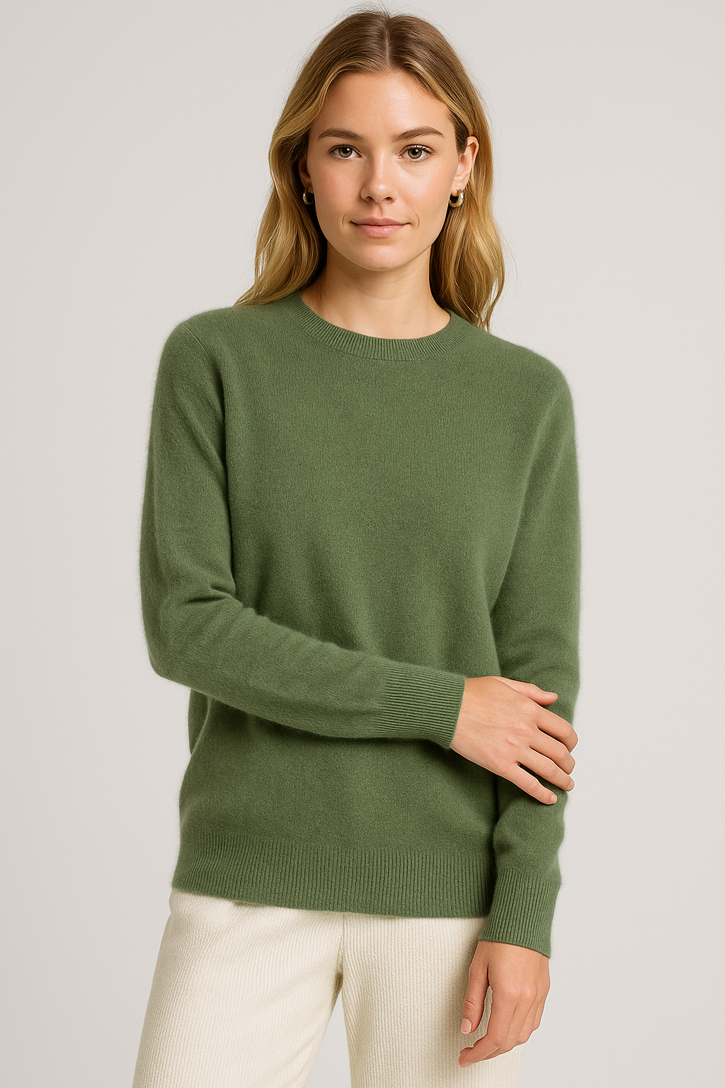 Women's Classic Crewneck Knit Sweater