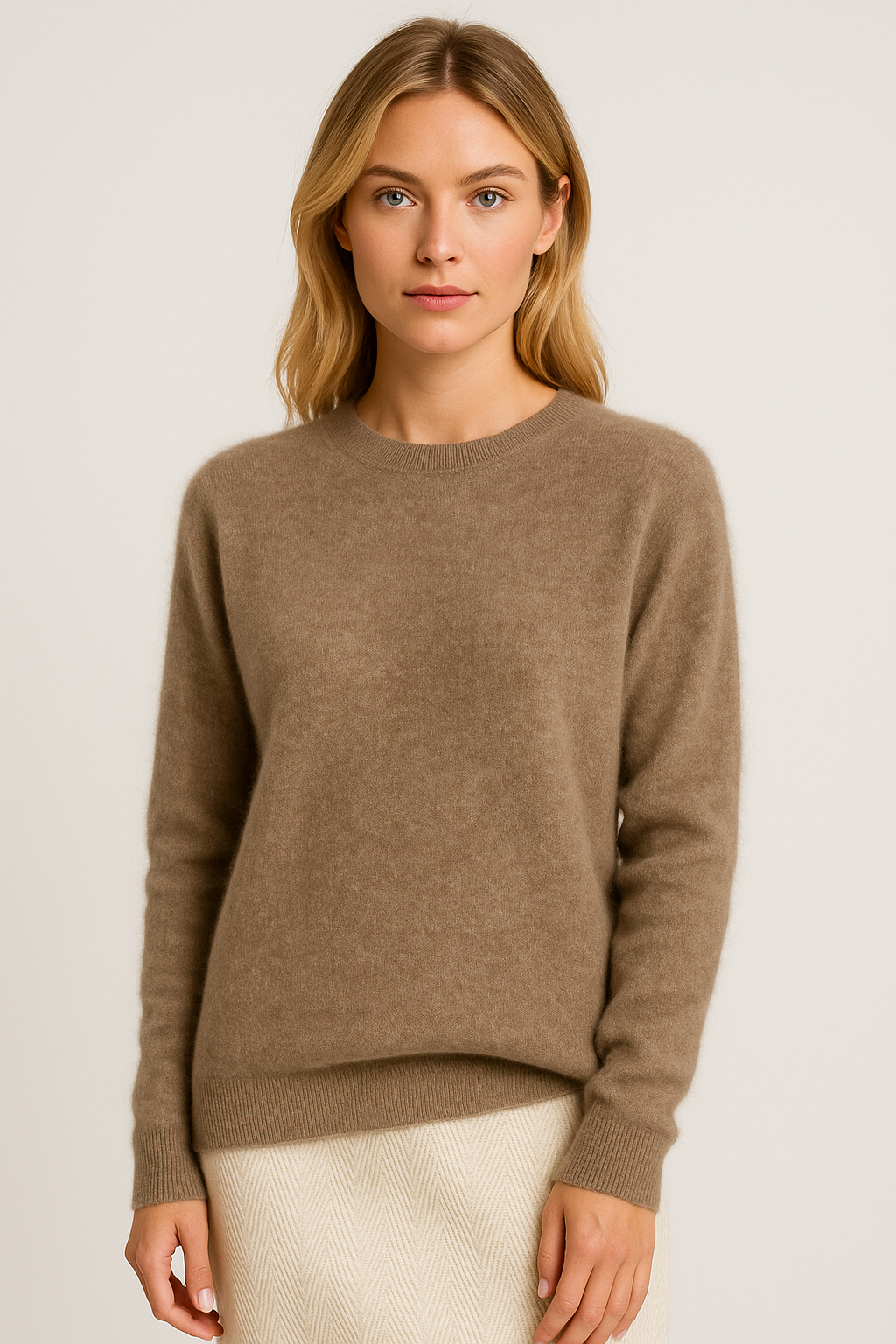 Women's Classic Crewneck Knit Sweater