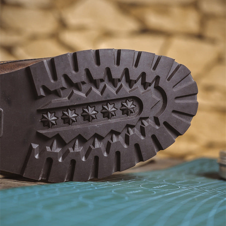 Bottines décontractées bicolores à lacets pour homme