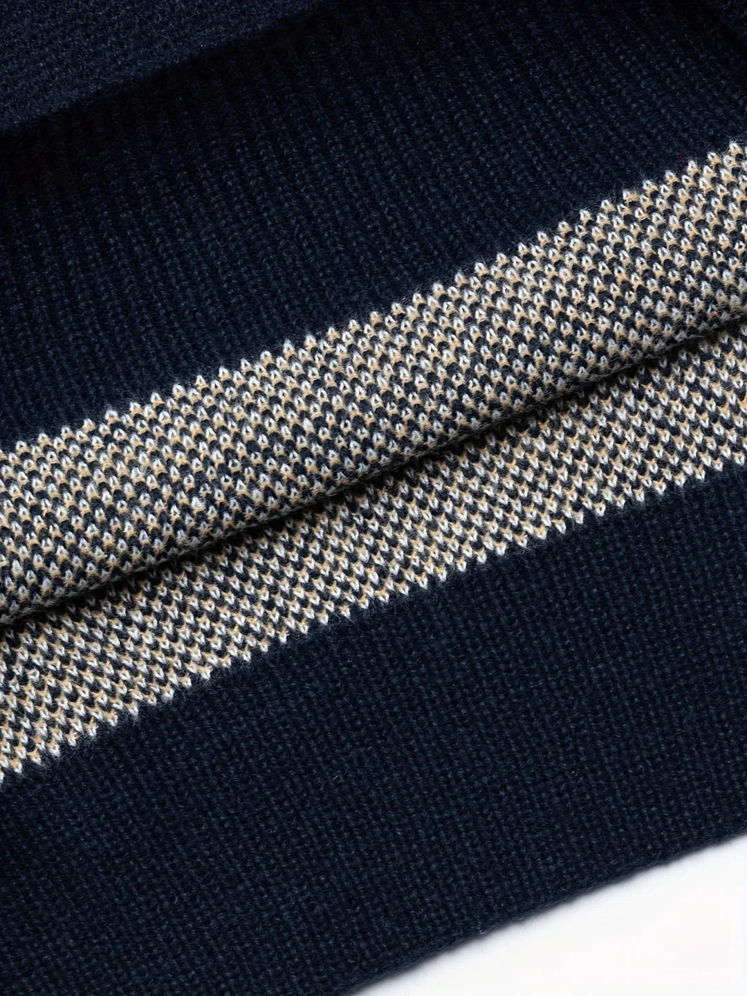 Men's Fair Isle Jacquard Crew Neck Jumper