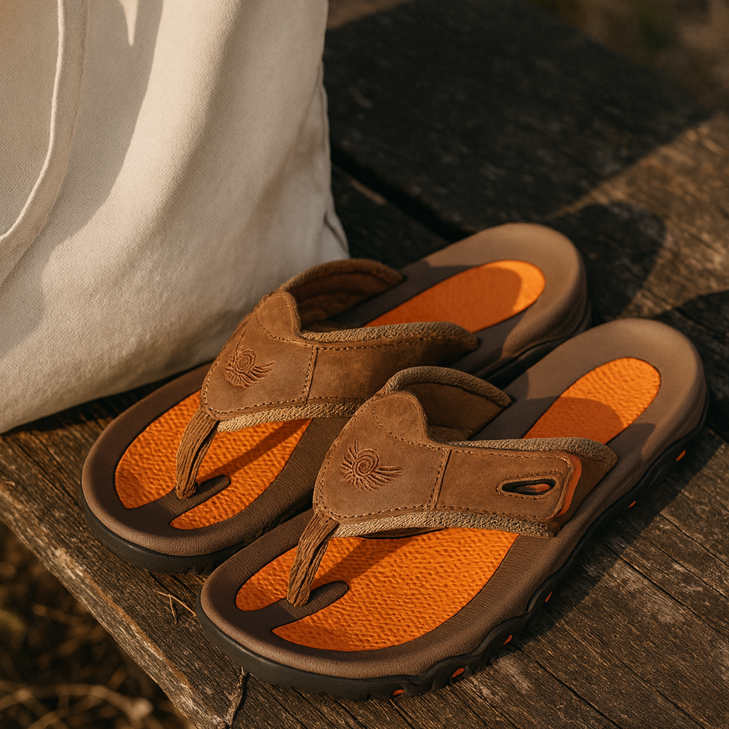 Tongs de sport pour homme avec semelle antidérapante texturée