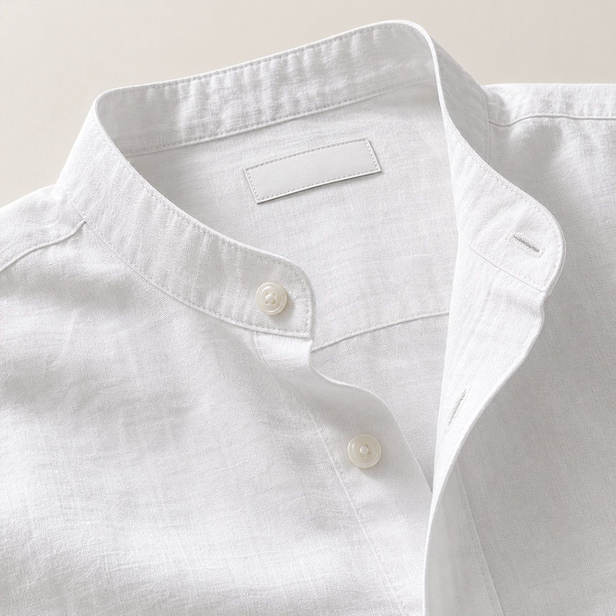 Linen Long Sleeve Shirt and Trousers Two Piece Set