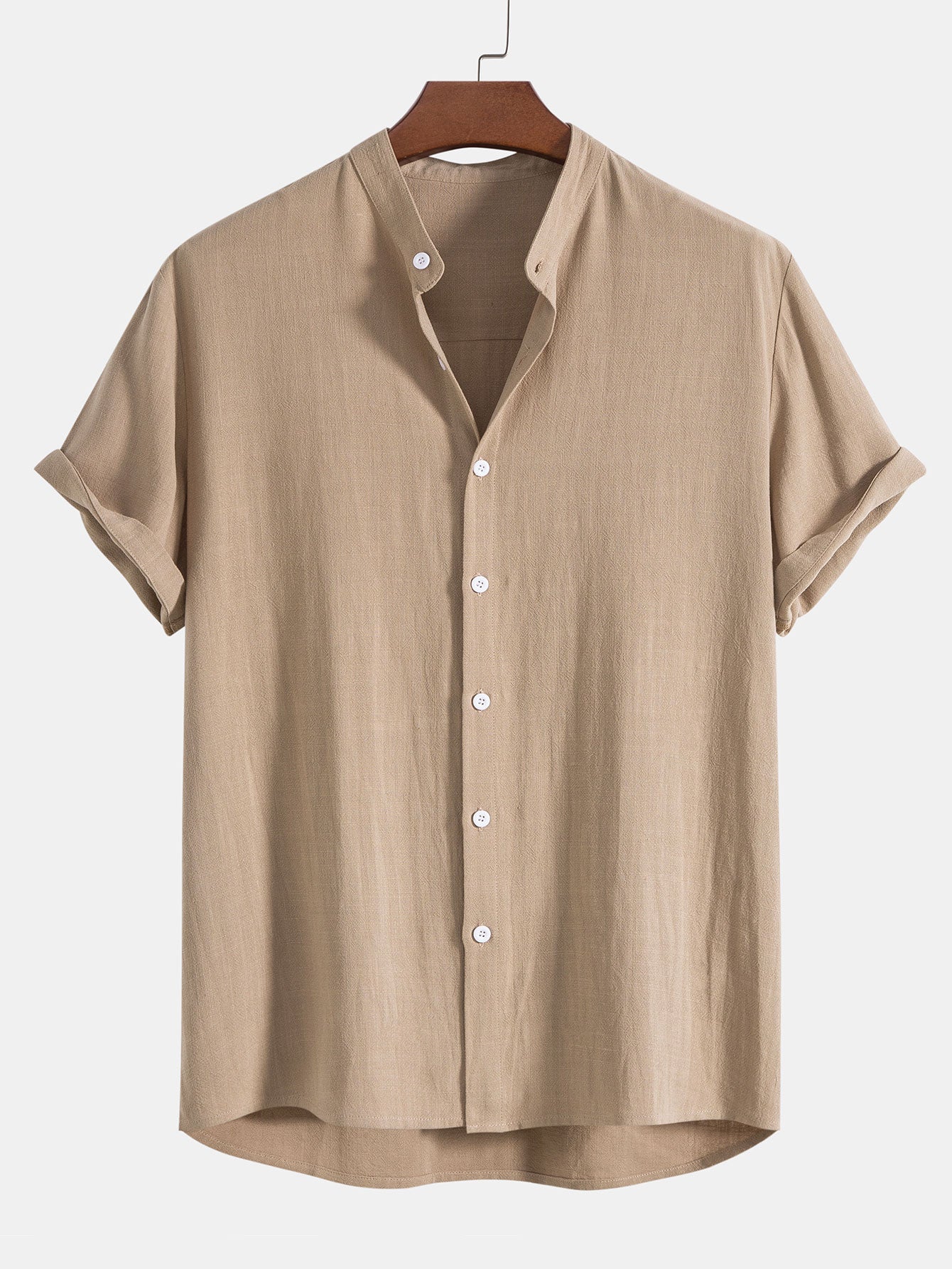 Linen Blend Shirt and Drawstring Trousers Co-Ord Set