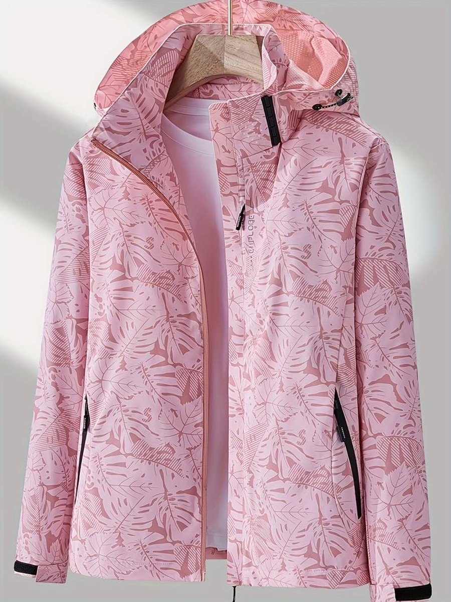 Women's Waterproof Windproof Hooded Lightweight Jacket