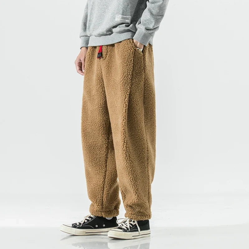 Men's Sherpa Fleece Straight Leg Trousers