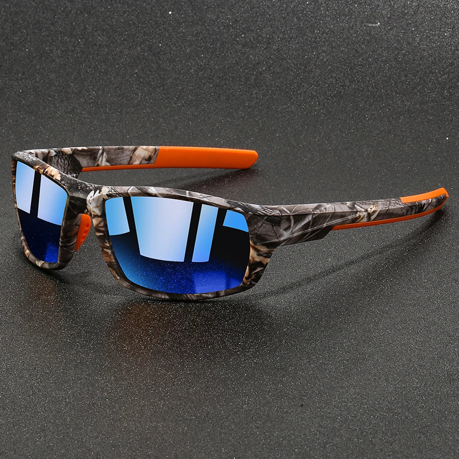 Men's Camo Sport Wraparound Sunglasses