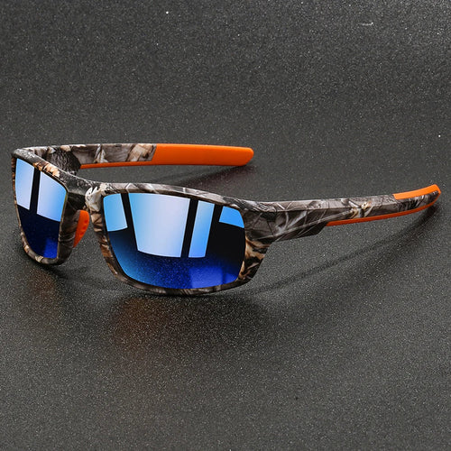 Men's Camo Sport Wraparound Sunglasses