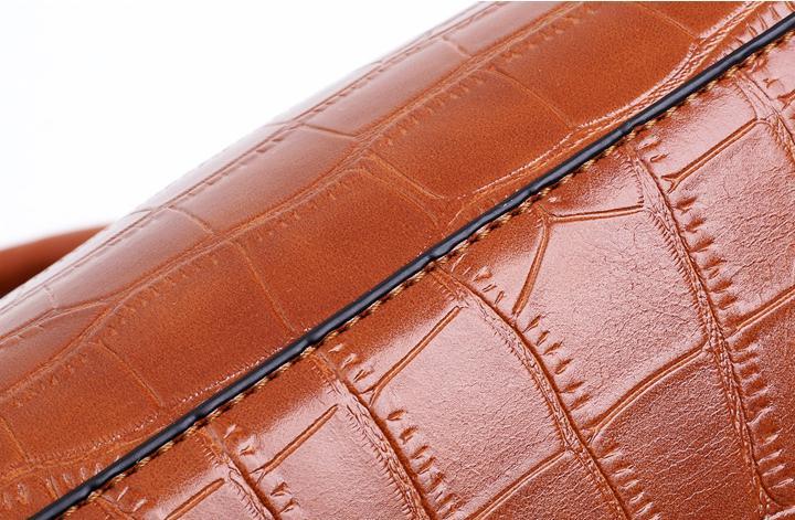 Croc Embossed 4-Piece Handbag Set with Crossbody Bags