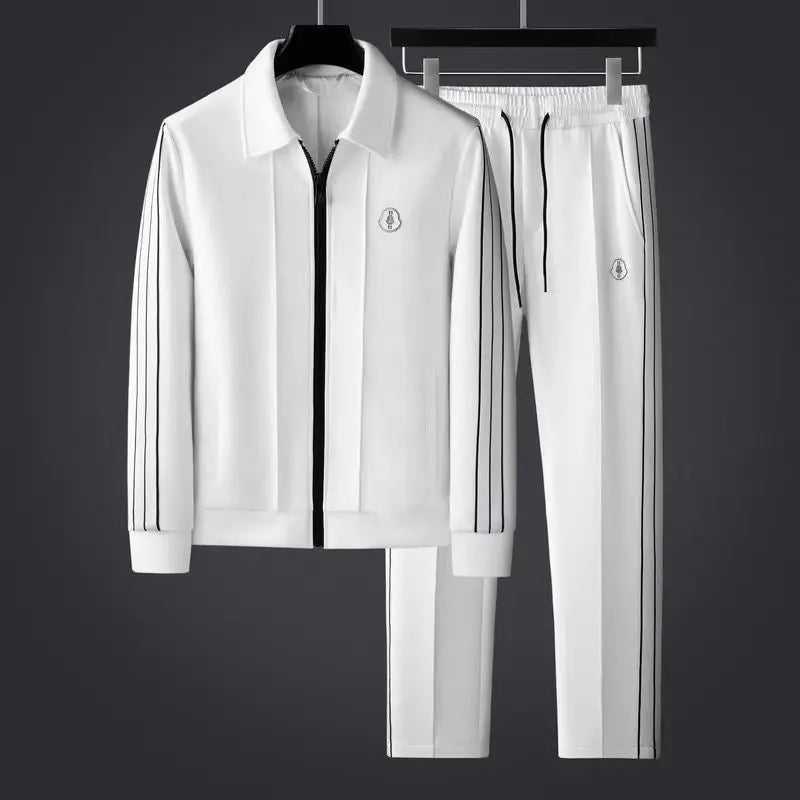 Men's Zip Up Track Jacket and Jogger Set