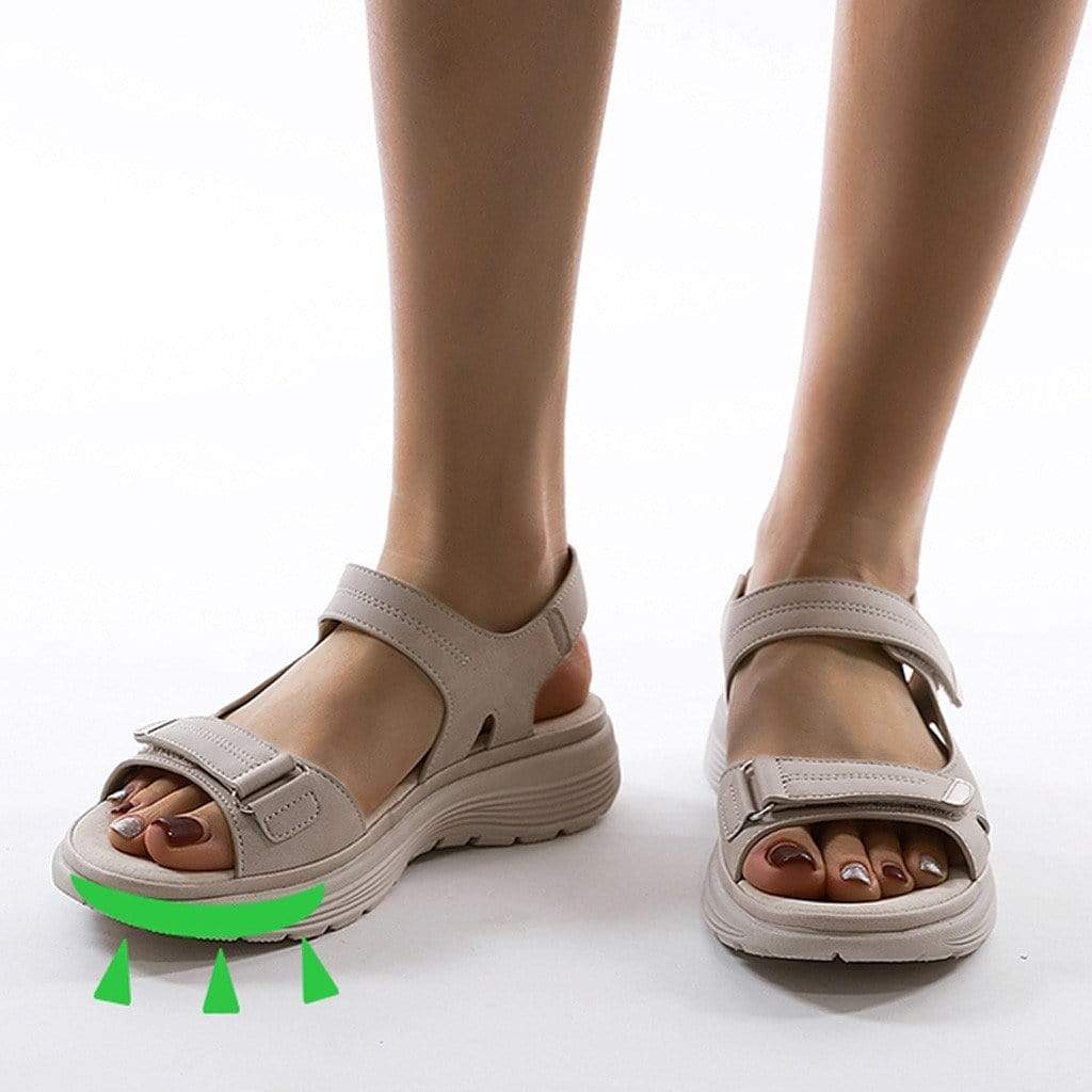 Chunky Sole Adjustable Strap Comfort Sandals