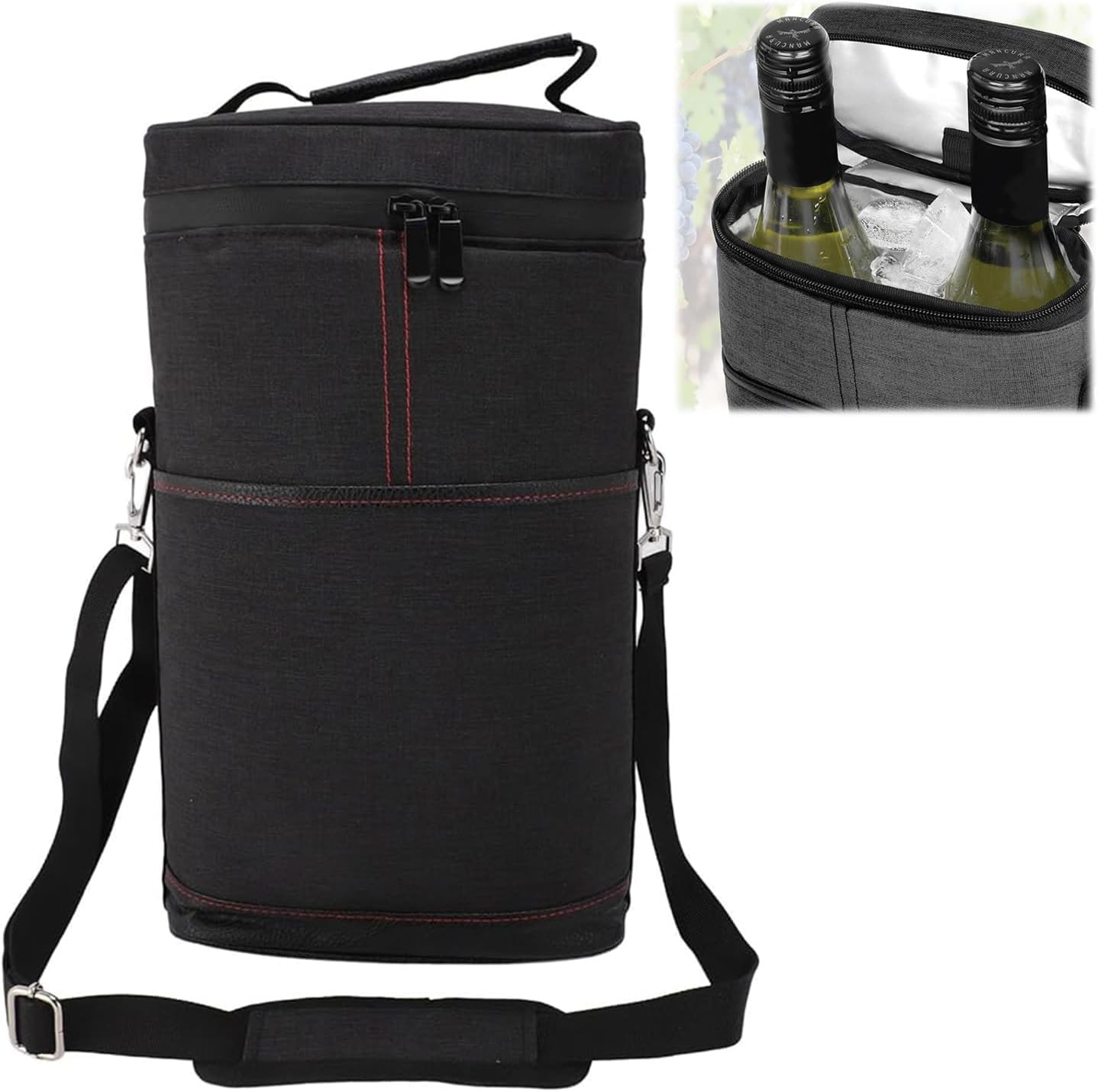 Structured Crossbody Bag with Detachable Shoulder Strap