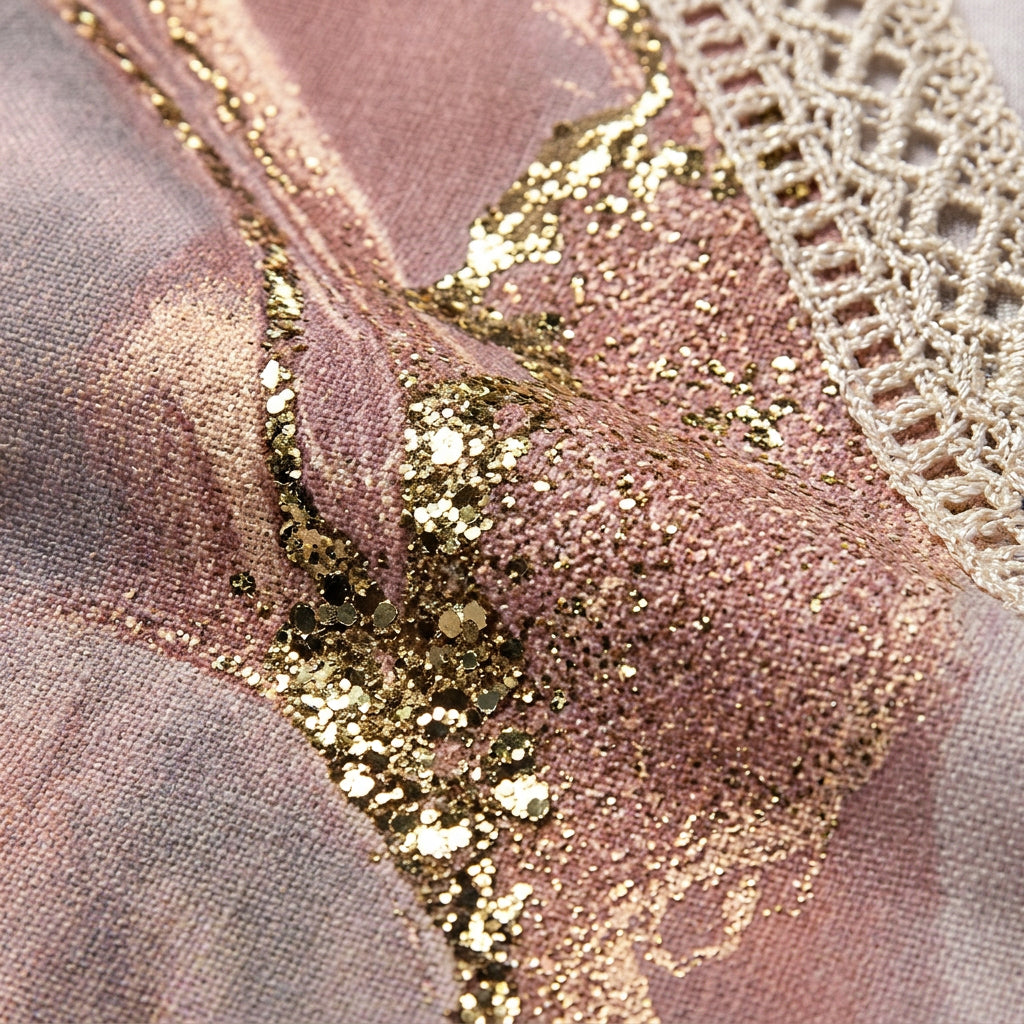 Blouse – V-Neck Printed Relaxed Style