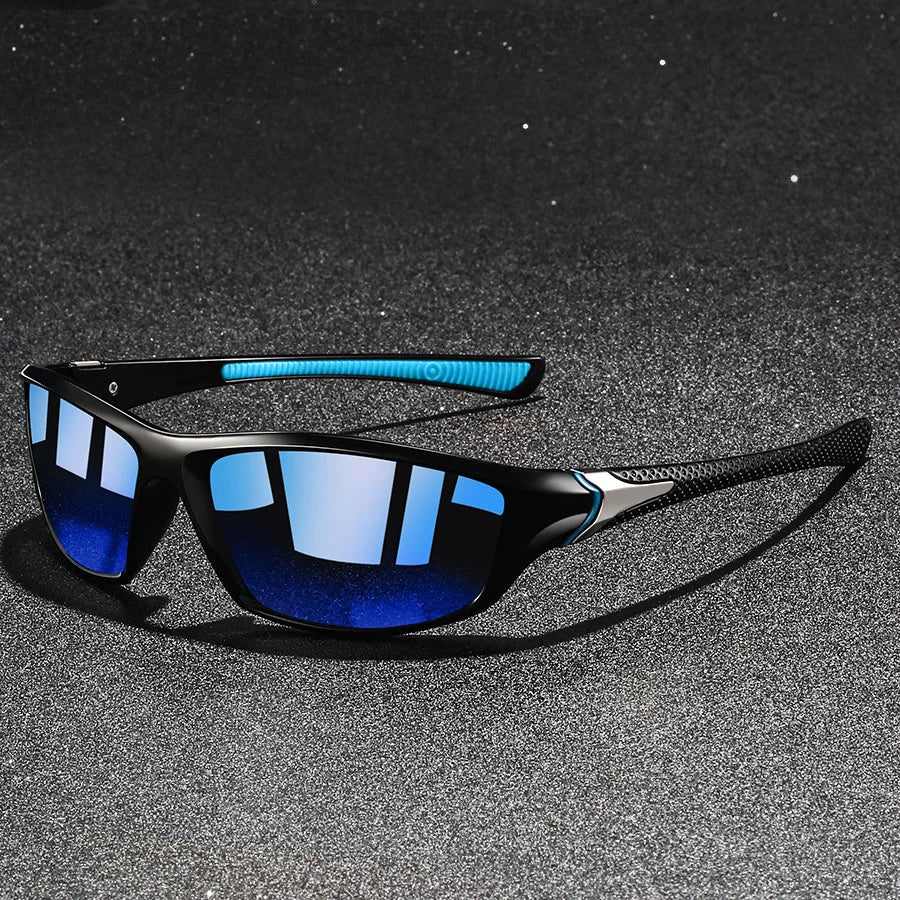 Men's Sport Wraparound Polarized Sunglasses