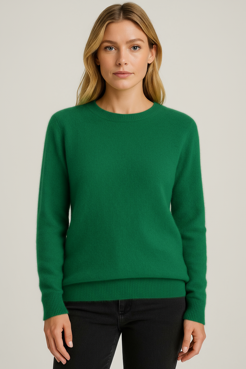 Women's Classic Crewneck Knit Sweater