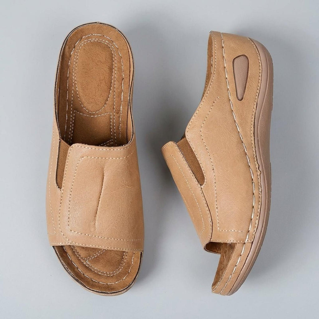 Open Toe Slip-On Orthopedic Wedge Sandals
