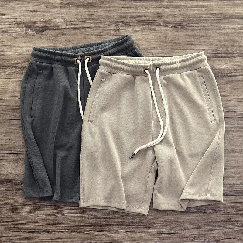 Men's Cotton Fleece Drawstring Sweat Shorts