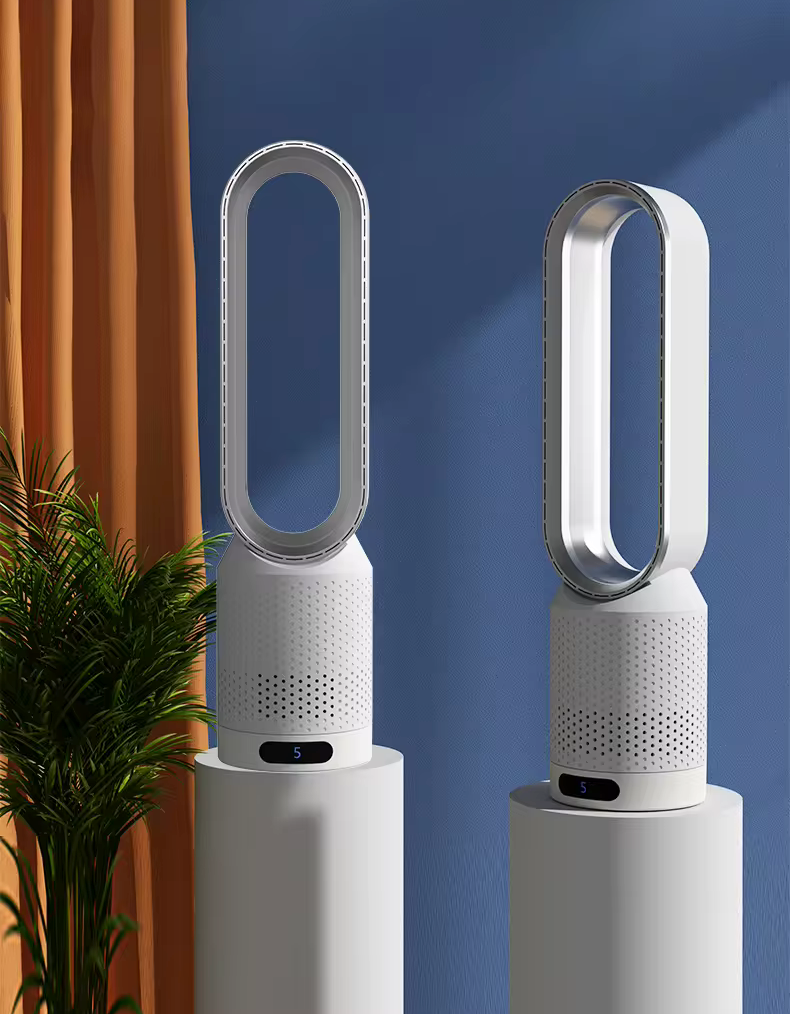 3-in-1 Bladeless Air Cooler with Purifier and LED Display