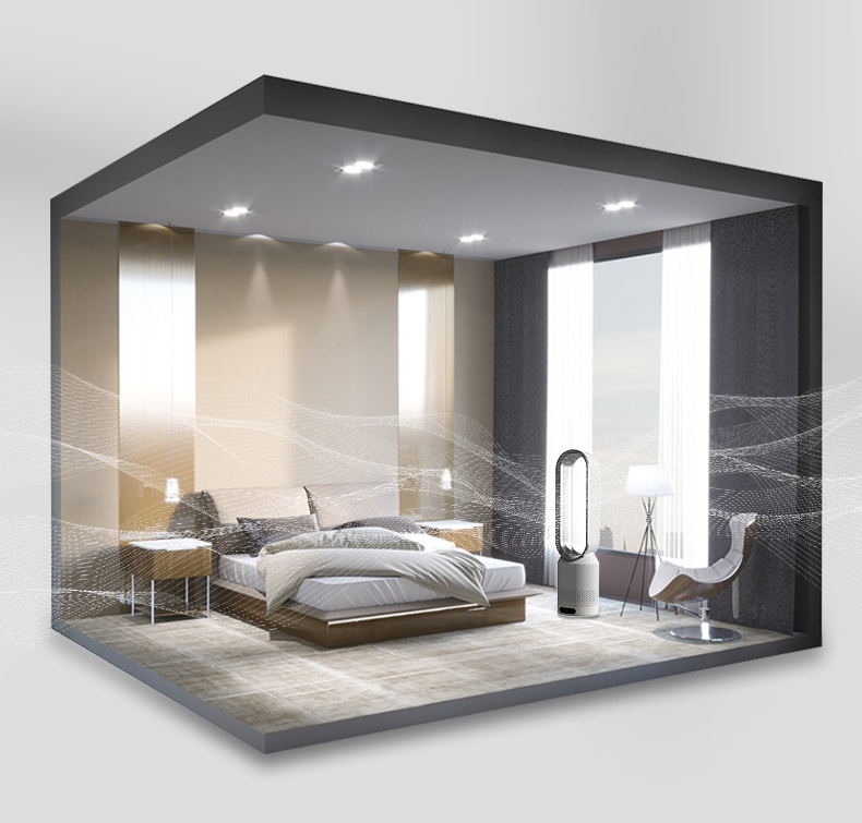3-in-1 Bladeless Air Cooler with Purifier and LED Display