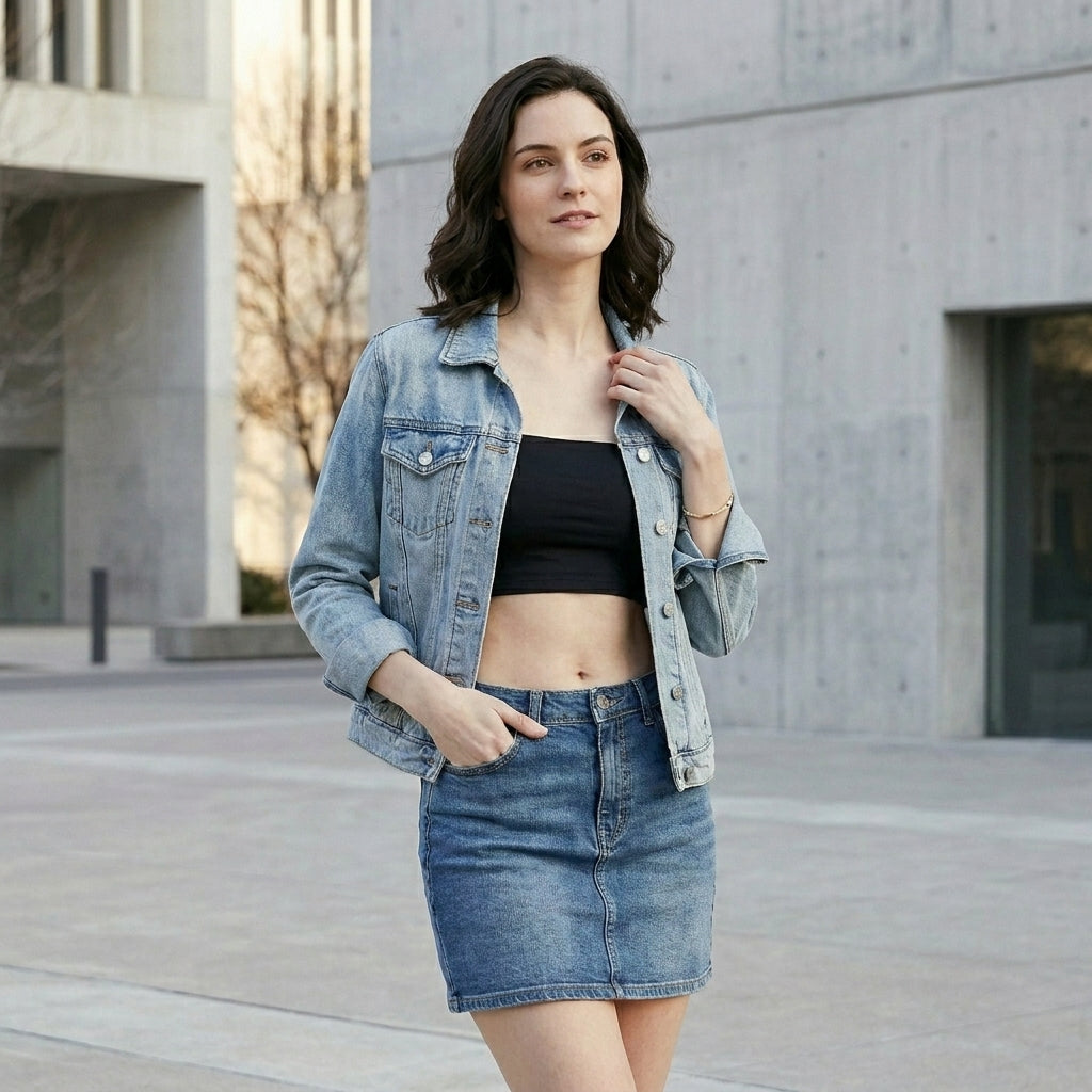 Minimalist Cropped Cami Top
