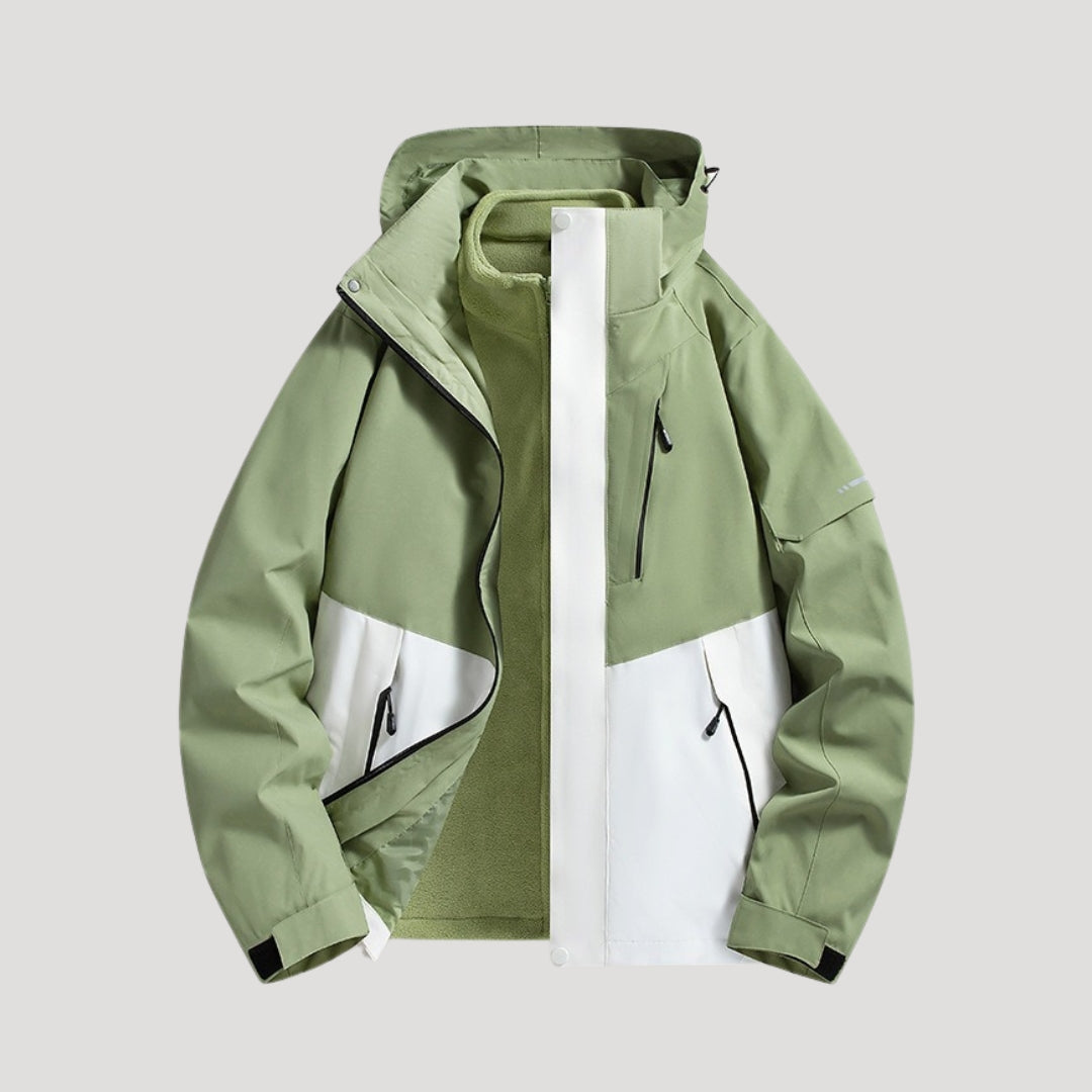 Women's Hooded Fleece-Lined Outdoor Jacket