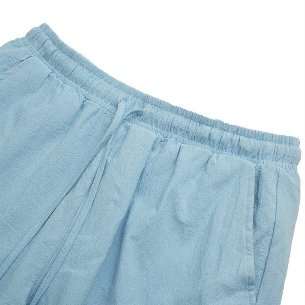 Bermuda cargo avec taille à cordon de serrage et poche à rabat