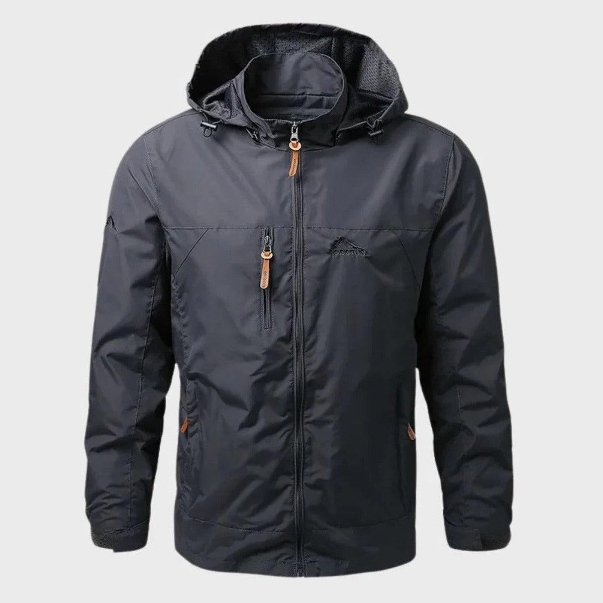 Men's Hooded Lightweight Windbreaker Jacket