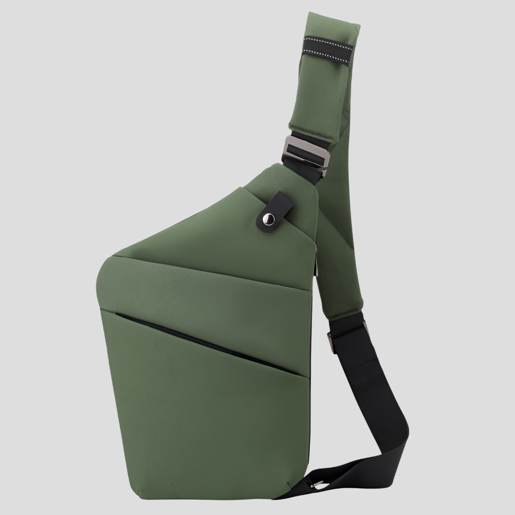 Slim Anti-Theft Crossbody Sling Bag with Hidden Zips