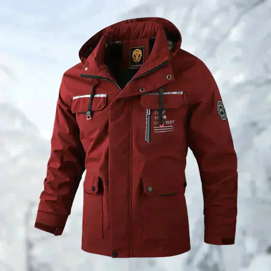Men's Waterproof Multi-Pocket Utility Jacket