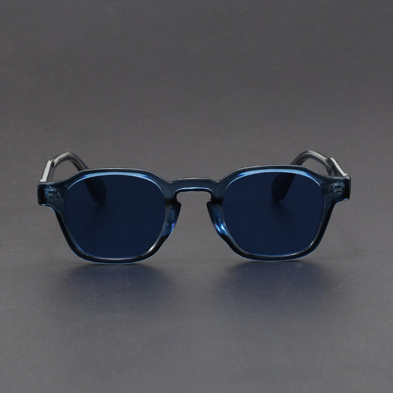 Women's Square Retro Acetate Frame Sunglasses