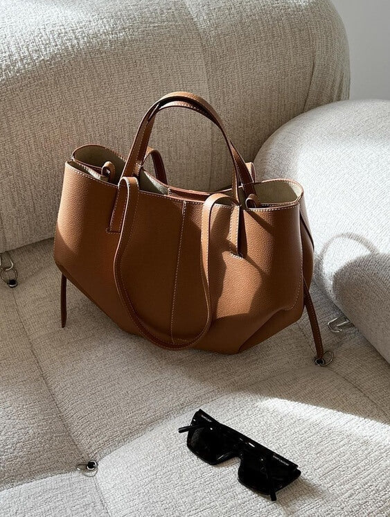 Women's Vintage Style Structured Tote Bag