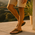 Tongs de sport pour homme avec semelle antidérapante texturée