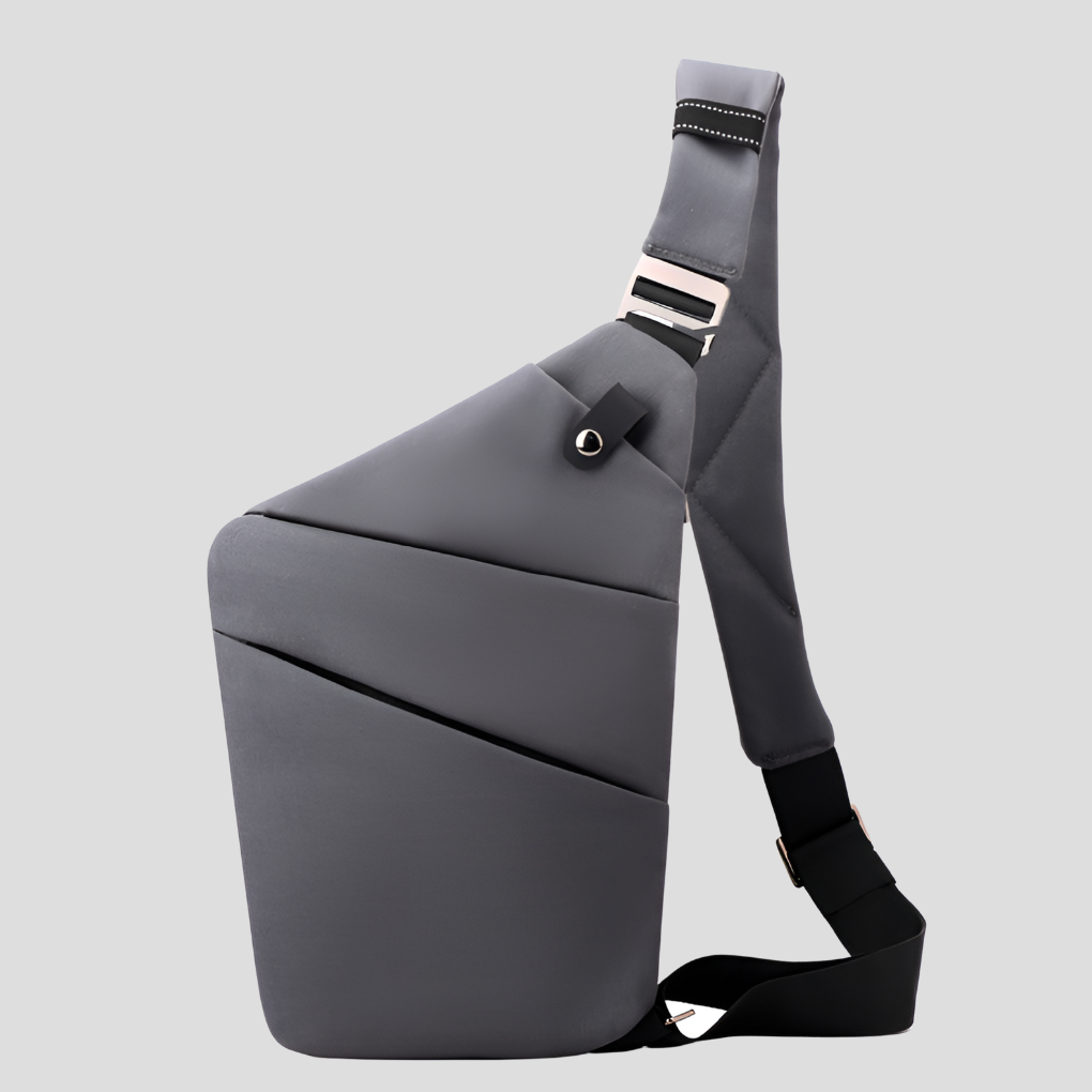 Slim Anti-Theft Crossbody Sling Bag with Hidden Zips
