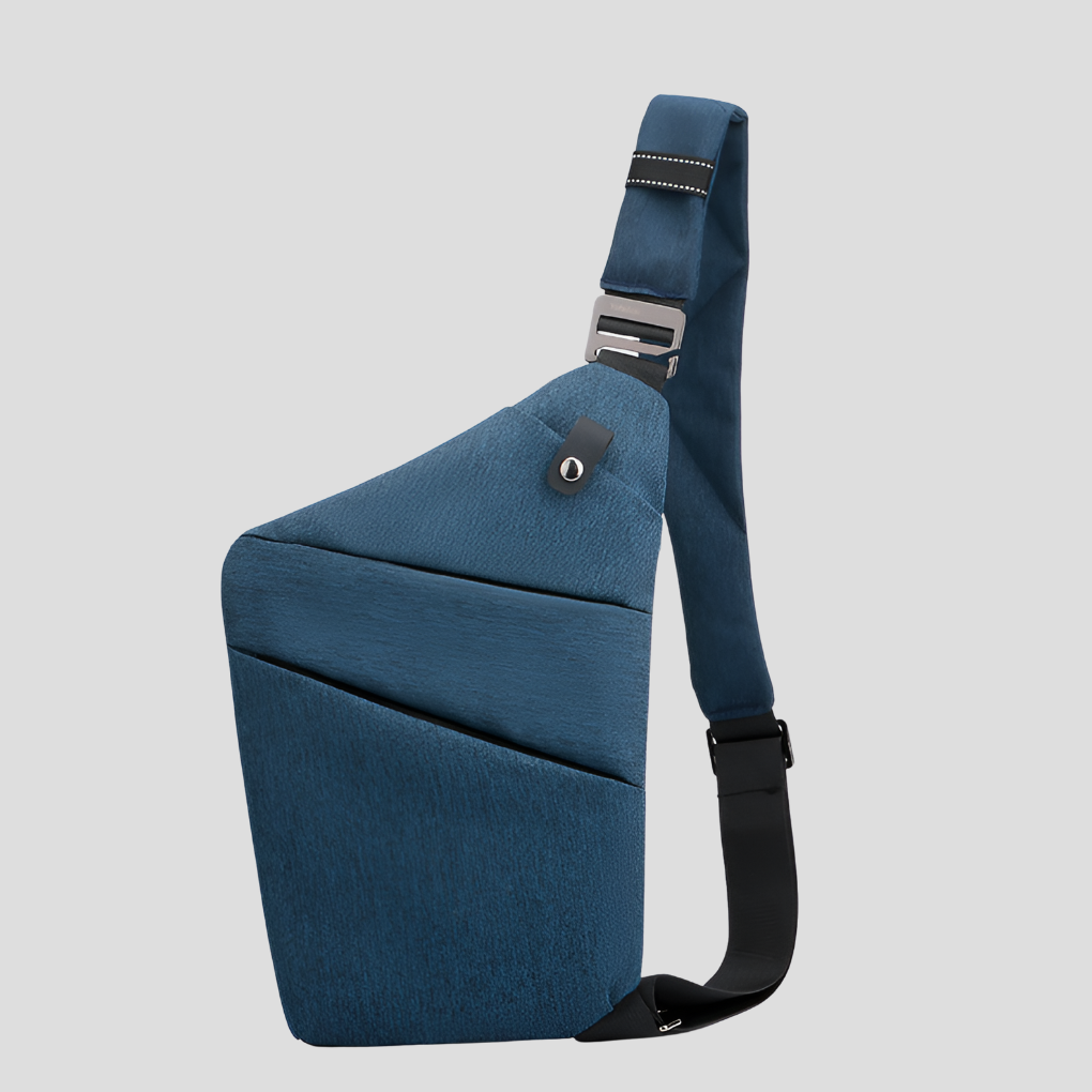 Slim Anti-Theft Crossbody Sling Bag with Hidden Zips