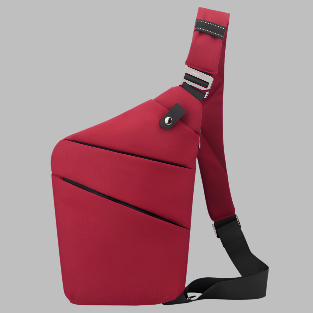 Slim Anti-Theft Crossbody Sling Bag with Hidden Zips