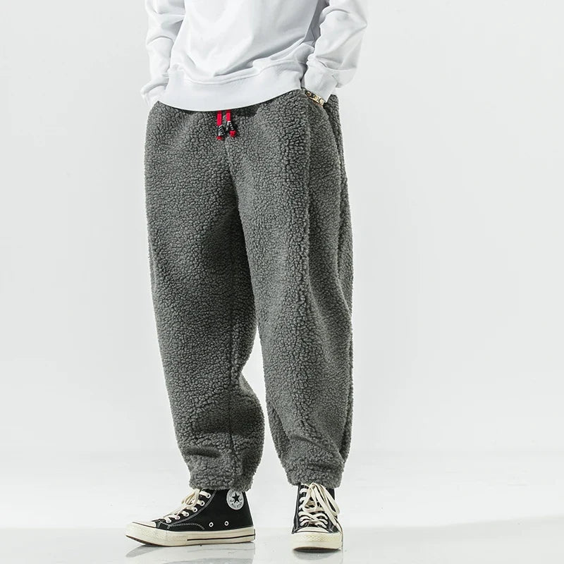 Men's Sherpa Fleece Straight Leg Trousers