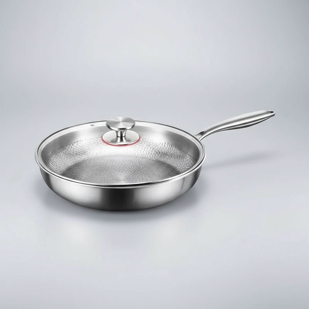 Stainless Steel Honeycomb Non-Stick Frying Pan