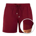 Tropical Print Quick-Dry Swim Shorts with Inner Lining