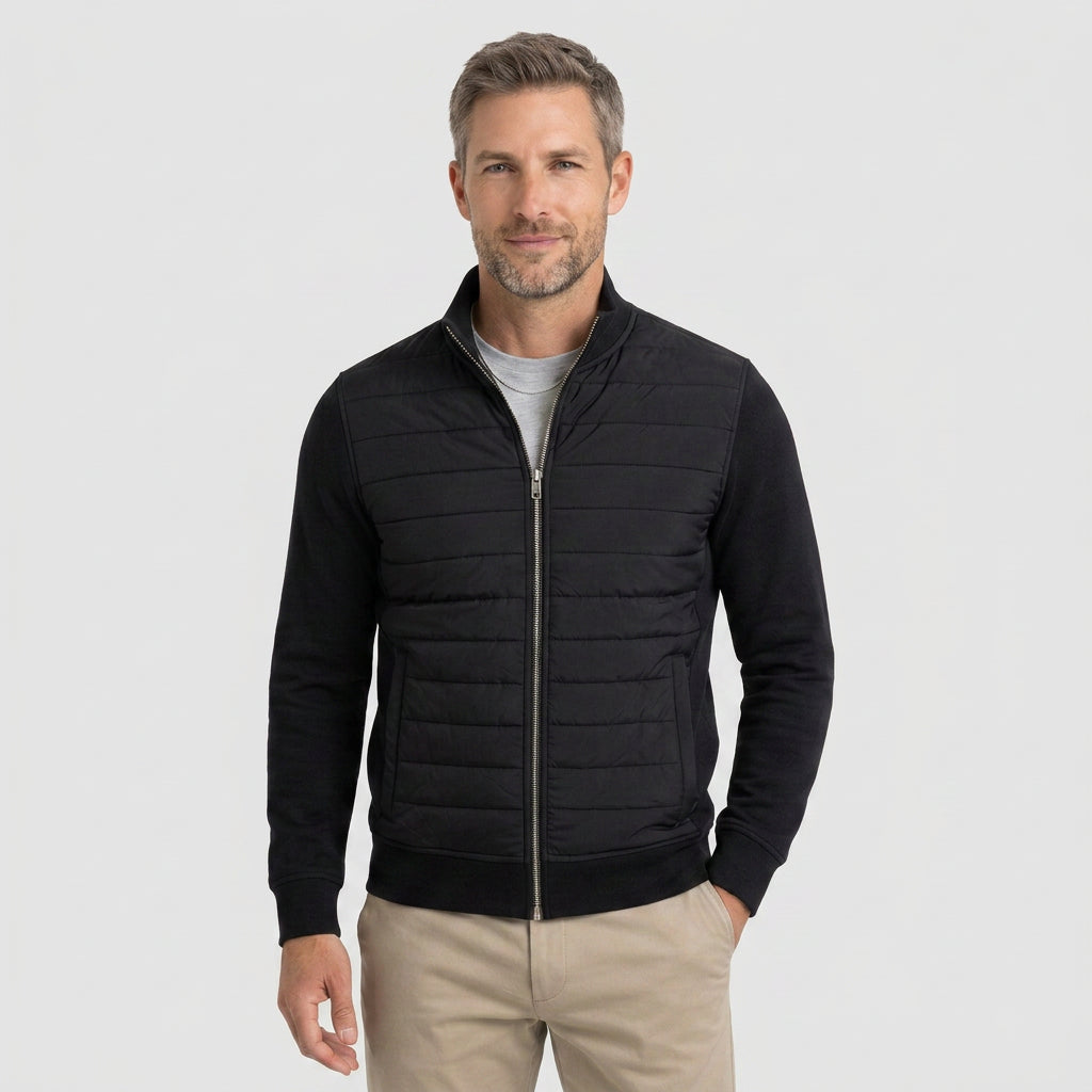 Men’s Quilted Zip Jacket