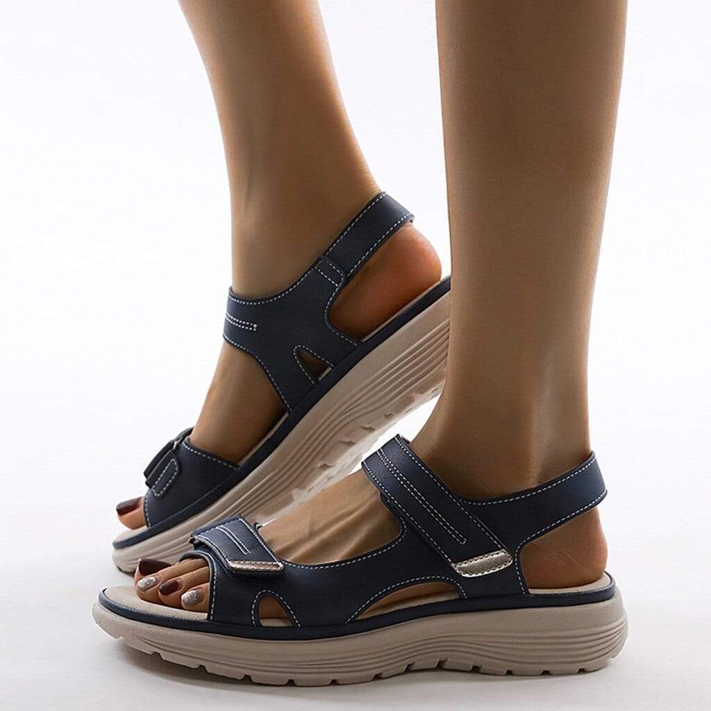Chunky Sole Adjustable Strap Comfort Sandals
