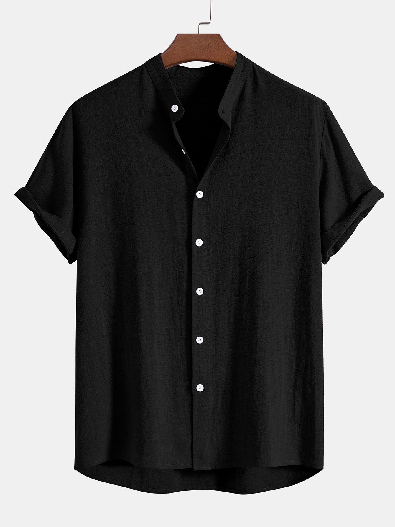 Linen Blend Shirt and Drawstring Trousers Co-Ord Set