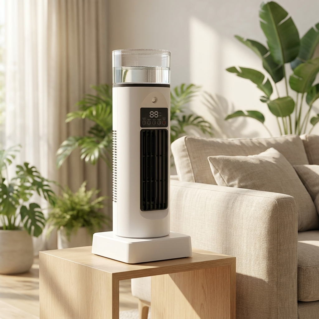 Personal Tower Evaporative Air Cooler with Digital Display