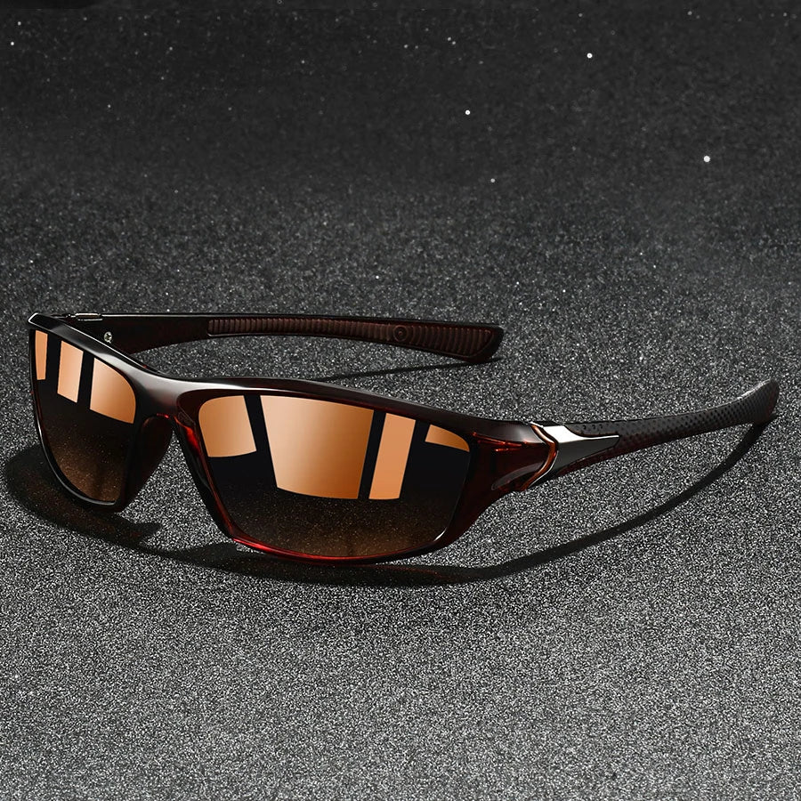 Men's Sport Wraparound Polarized Sunglasses